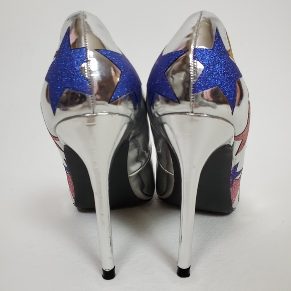 Glitter star pumps - Picture 3 of 8